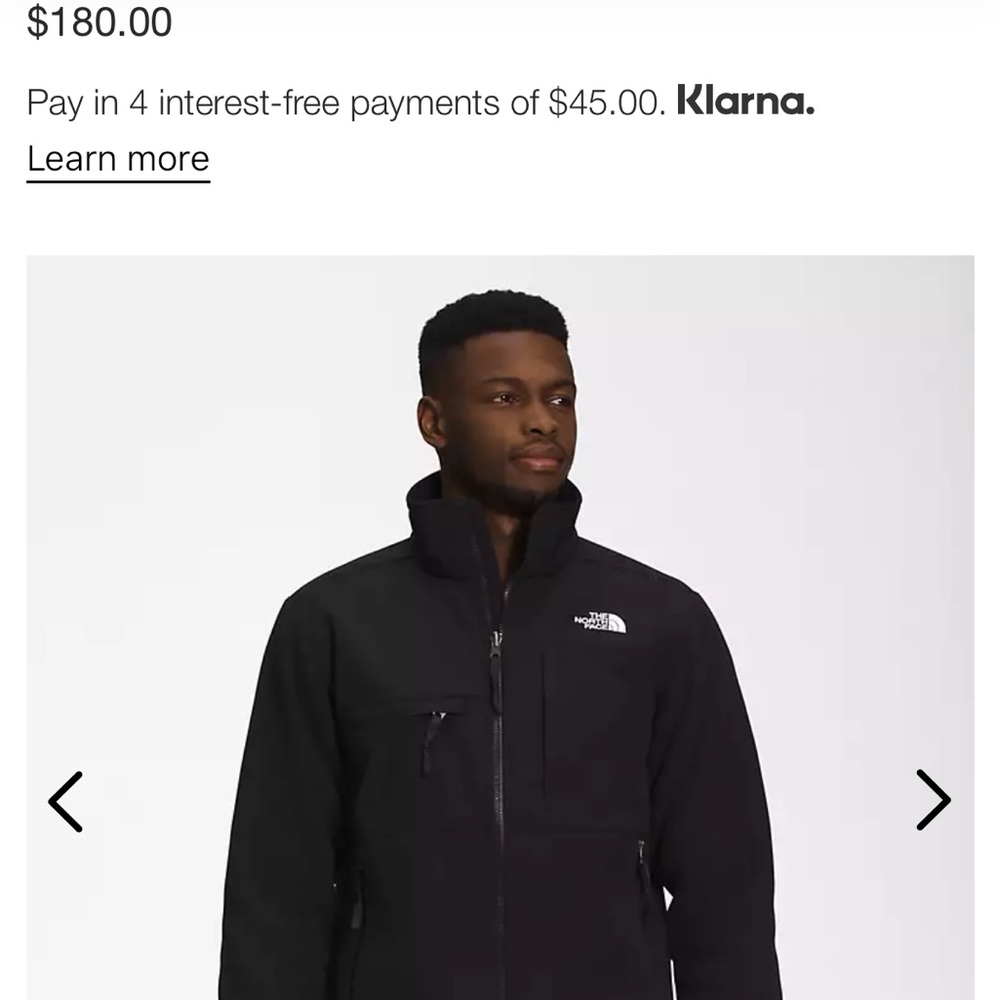 Men’s Northface Denali fleece
